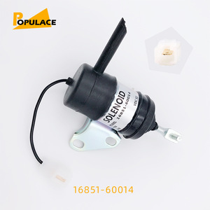 Vanne solénoïde Populace 16851-60014 pour arrêt de carburant de tondeuse à gazon, tracteur, excavatrice - Product Image 3