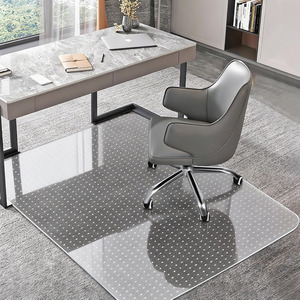Tapis <span class=keywords><strong>de</strong></span> <span class=keywords><strong>chaise</strong></span> <span class=keywords><strong>de</strong></span> <span class=keywords><strong>bureau</strong></span> transparent anti-roulement pour sols en bois dur avec surface en PVC résistante aux rayures pour <span class=keywords><strong>chaise</strong></span> <span class=keywords><strong>de</strong></span> <span class=keywords><strong>bureau</strong></span> à roulettes à domicile - Product Image 1