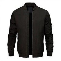 Blouson Bomber Unisexe Léger Brodé Coupe-Vent Décontracté Élégant Automne Golf Zippé Habillé Business Veste de Sport