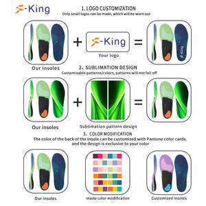 Bán buôn dụng cụ chỉnh hình chân phẳng chỉnh vòm hỗ trợ unisex thể thao hấp thụ sốc thoáng khí chỉnh hình lót - Product Image 6