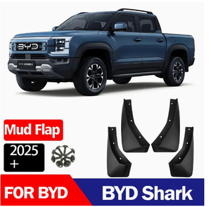 Bavettes de protection sur mesure pour BYD Shark 6 - Lot de 4 <span class=keywords><strong>garde</strong></span>-boue robustes, accessoire automobile - Product Image 2