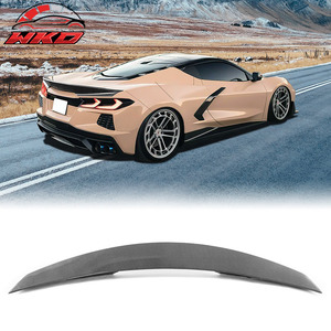 Convient pour Chevrolet Corvette C8 Stingray 2020-2026, aileron de coffre style RSC, impression carbone - Product Image 1