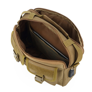 Tactical <b>Crossbody</b> <b>Bag</b> For <b>Men</b> 20-35L Detachable Strap Multifunction Outdoor <b>Shoulder</b> <b>Bag</b> With Interior Zipper Pocket - Product Image 4