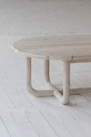 Boutique meubles de salon en pin blanc, tables en bois de luxe, table centrale en bois, table basse
