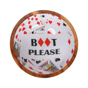 Style Enamelled <b>Mango</b> <b>Wood</b> Serving <b>Bowl</b> for Multipurpose for Export Selling at Economical Price Dinnerware <b>Bowls</b> - Product Image 5