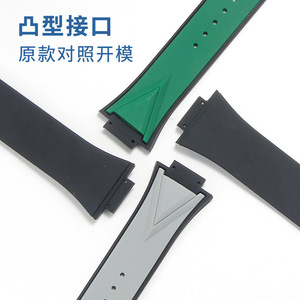 Adatto per cinturino in silicone rialzato Hengbao Yubo <span class=keywords><strong>Big</strong></span> <span class=keywords><strong>Bang</strong></span> Classic Fusion 29*17mm, bracciale in gomma - Product Image 2