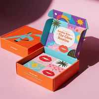 Petites boîtes d'emballage en carton ondulé noir recyclables pour chaussures et vêtements, personnalisables avec impression, pour cadeaux et artisanat