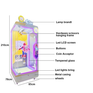 เครื่องตัดของรางวัลแบบหยอดเหรียญยอดนิยมสำหรับห้างสรรพสินค้าและสนามเด็กเล่น - Product Image 2