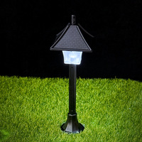 Mini-Straßenlaterne Nachtlicht Mikro-Landschaft Plastikmodell Leuchtendes Spielzeug Geburtstagsgeschenk Feiertagsausstellung Dekorative Atmosphäre