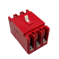 Disyuntor Termomagnético de Caja Moldeada (MCCB) Rojo de Alta Tensión OEM 1140V250M 690V 1200V 18kA 20kA 3 Polos 250A para Minería