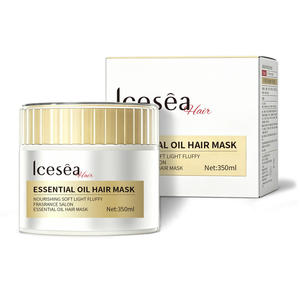 Masque capillaire à la kératine et aux peptides, marque privée, anti-frisottis, réparateur pour cheveux secs et abîmés par les traitements chimiques, vente en gros OEM - Product Image 1