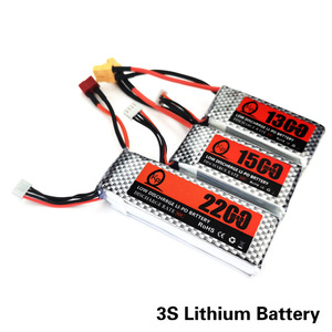 1300mAh 1500mAh 2200mAh 11.1V 30C <b>Pouch</b> <b>Lithium</b> <b>Ion</b> Model Aircraft <b>Batteries</b> Full Capacity for Car and Boat Models - Product Image 2