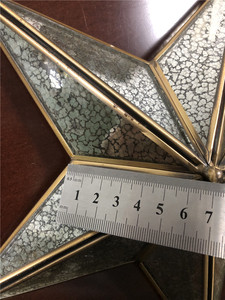 Đầy màu sắc Glass <span class=keywords><strong>Star</strong></span> Tree Topper giáng sinh trang trí cung cấp - Product Image 2