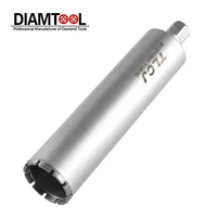 Foret diamanté pour utilisation humide, fourni par l'usine, pour béton, brique, maçonnerie - Tige personnalisable, longueurs de travail de 450 mm