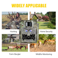 Mini caméra thermique 1080P 30MP à double objectif CMOS résistante aux intempéries, caméra de suivi pour la chasse en plein air, vision nocturne, étanche IP67