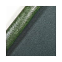 Cuir PU pour fabricants, 1,0 mm d'épaisseur, finition imitation coton ciré, surface haute brillance, résistant à l'abrasion
