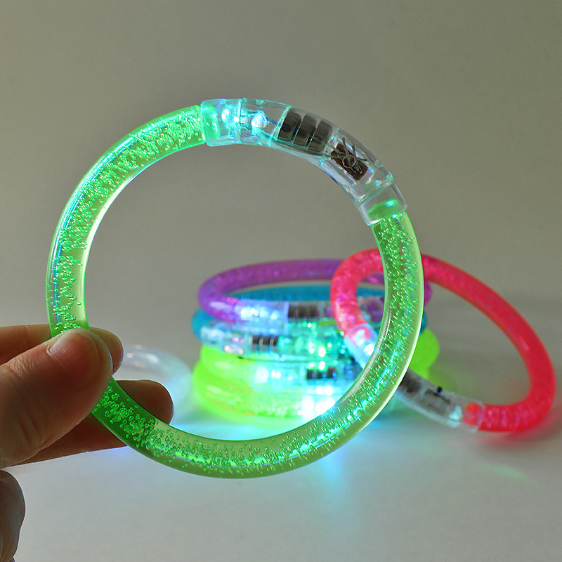 Braccialetti LED Con Controllo Sonoro - 5 Pezzi Per Feste E Eventi Speciali