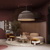 Design d'intérieur de salon de manucure de luxe, mobilier haut de gamme sur mesure, tables, vitrines et bancs de travail avec éclairage LED
