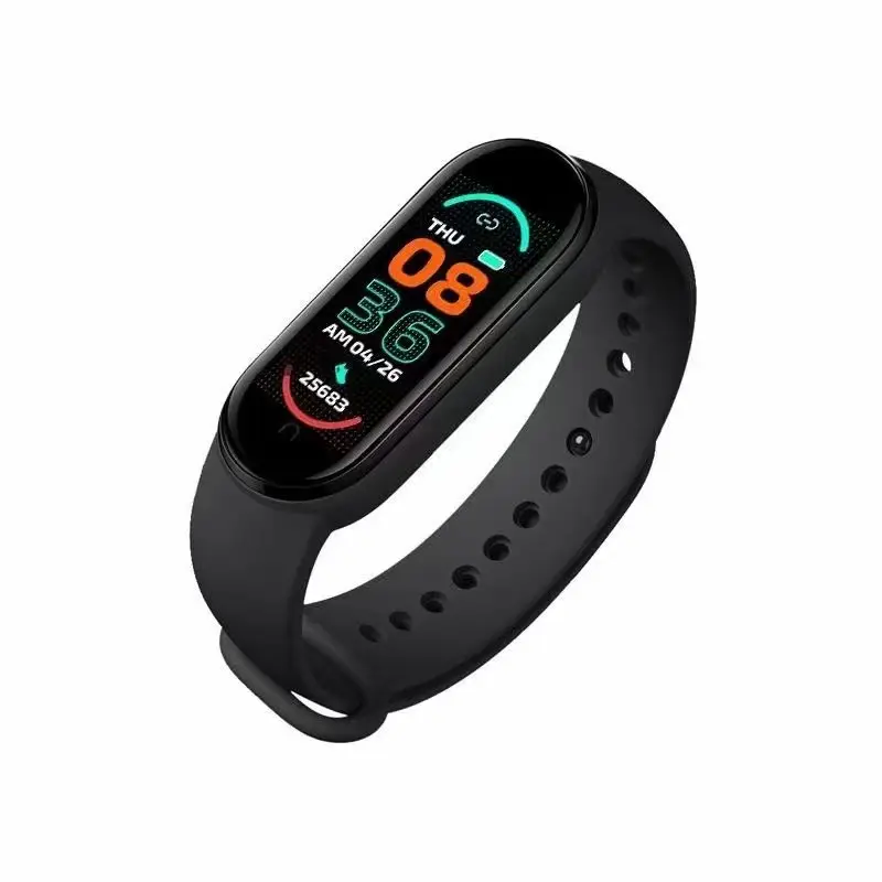 Smartwatch Smart Band Mi Band 6 Pulseira Reloj Heartrate Blood Pressure Wrist AMOLED Screen Fitness Tracker For Xiaomi M6