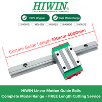 Glissière linéaire CNC HIWIN d'origine de Taïwan, bloc de glissière linéaire HGH15CA HGH20CA HGH25CA HGH30CA HGR15 HGR20 HGR25 HGR30, rail de guidage de mouvement linéaire