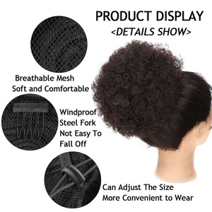 U-part Clip-in Postiche en fibre haute température Fluffy Natural Looking Long Straight One Piece Extension pour les femmes - Product Image 3