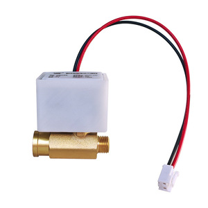 Brass Electric Two Way Valve DN12 Ac 24-60v Water Control For Hvac Systems Anti Corrosion <b>Miniature</b> Valve - Product Image 2
