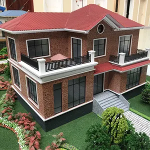 Modern Lüks Kolay Montaj Prefabrik çelik villa galvanizli çelik prefabrik ev