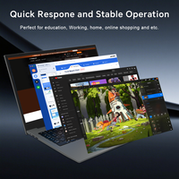 Ordinateur portable tactile IPS 15,6 pouces neuf de marque OEM, ordinateur portable professionnel économique, Win11 6Y30 8 Go/16 Go SSD+HDD, prise US, ordinateur portable professionnel