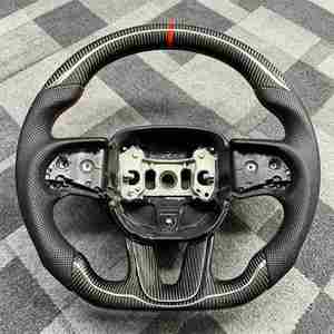 Volante de Coche al por Mayor de Fábrica, Apto para Dodge Charger <span class=keywords><strong>SRT</strong></span> 2015 2016 2017 2018 2019 2020, Fibra de Carbono Personalizada - Product Image 5
