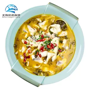 Factory sales Frozen seafood Prefabricated Dishes Boneless Fish Fillets Chinese Sauerkraut Fish with Seasoning packet