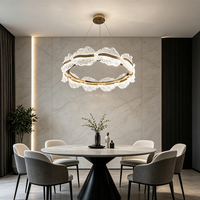 Lustre en cristal de luxe, lampe suspendue pour villa, escalier, salle de banquet, décoration intérieure de salon