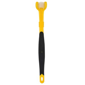 Brosse à dents pour animaux de compagnie à trois têtes multicolores, vente en gros d'usine, pour chats et chiens - Product Image 3