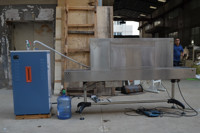 Machine d'emballage sous film rétractable à chaud pour étiquettes de bouteilles en verre de boissons cosmétiques, vente chaude