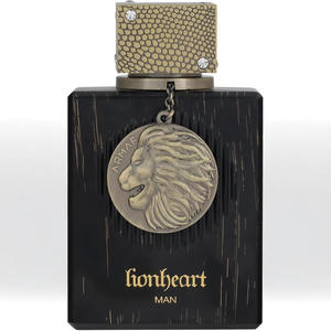 Perfume Unisex Lion Heart Árabe de Oriente Medio, Éxito de Ventas Transfronterizo, Eau de <span class=keywords><strong>Parfum</strong></span> en Spray de 100 ml, Aroma Floral, Almizcle, Pachulí, Menta y Vainilla - Product Image 1
