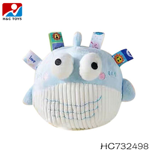 Balle rebondissante électrique pour bébé, jouet de sécurité en peluche douce vibrant pour bébé - Product Image 6