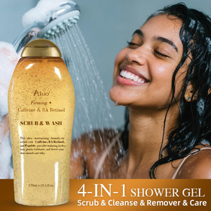 Kustom Logo parfum <span class=keywords><strong>Gel</strong></span> mandi pelembab kafein kulit halus pengelupasan sabun mandi <span class=keywords><strong>Gel</strong></span> tubuh pembersihan dalam cuci untuk wanita - Product Image 4
