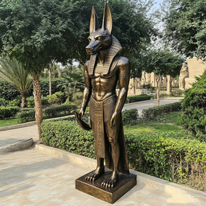 Scultura Artistica Personalizzata, Statue Giganti Religiose, Statua della Sfinge Egizia, Anubis in Bronzo, Statua del Dio dell'Antico Egitto - Product Image 5