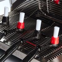 Brosse de nettoyage pour machine à café expresso M Eco-Friendly, en plastique et nylon, pour le nettoyage des taches et des groupes de distribution