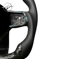 Volant sport à 3 branches en cuir et fibre de carbone avec écran LED pour Volkswagen Mk7 GTI R Golf 7 Golf 6 Passat B8 Jetta