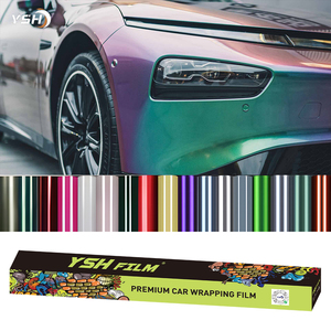Films de voiture <span class=keywords><strong>caméléon</strong></span> emballage en vinyle auto-adhésif PET PVC coloré mat teinte modifiable emballage de teinture - Product Image 1