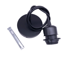 Lustre E27 avec fil de 1 mètre, support de lampe, suspension pour restaurant, bricolage, douille de suspension