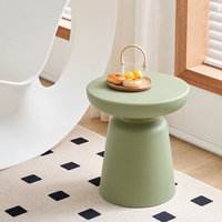Canapé de salon pour la maison Table d'appoint pour balcon Table à thé simple Table d'angle basse ronde minimaliste créative en forme de champignon