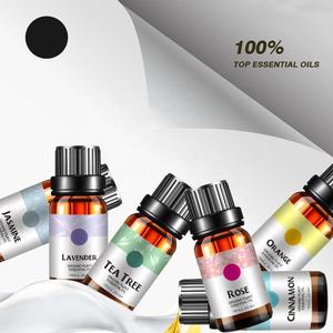 Coffret Cadeau de 6 Huiles Essentielles d'Aromathérapie de Premier Choix : Rose, Lavande, Tea Tree, Jasmin, Orange Douce, Cannelle pour Diffuseur, Massage et Soin de la Peau - Product Image 3
