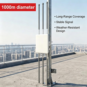 <span class=keywords><strong>Point</strong></span> d'accès WiFi extérieur longue portée 1KM, 1750Mbps, haute puissance, AP sans fil 80211ac, couverture extérieure, Comfast CF-WA900 V3 - Product Image 1