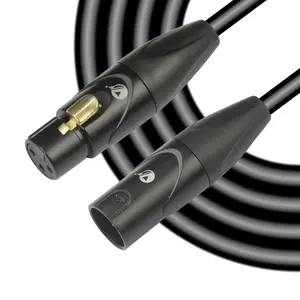 Câble de microphone XLR femelle à XLR mâle câble hifi rouleau câble audio pour Studio et équipe professionnelle