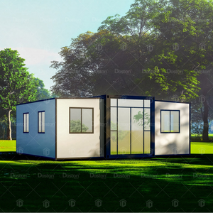 บ้านคอนเทนเนอร์ขนาดเล็กที่นำกลับมาใช้ใหม่ได้โครงสร้างเหล็กชุบสังกะสีทนทานต่อแผ่นดินไหวการออกแบบตกแต่งภายในที่ทันสมัยสำหรับเมือง - Product Image 1