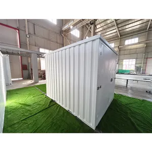 Venta directa de fábrica China Flat Pack Contenedor de almacenamiento Casa modular prefabricada Unidades de autoalmacenamiento Estructura de acero prefabricada