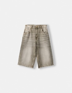 <span class=keywords><strong>Bermudas</strong></span> vaqueras súper sueltas personalizadas para <span class=keywords><strong>hombre</strong></span>, pantalones cortos largos <span class=keywords><strong>de</strong></span> mezclilla marrón lavados <span class=keywords><strong>de</strong></span> patinador callejero <span class=keywords><strong>de</strong></span> tendencia <span class=keywords><strong>de</strong></span> moda sólida Retro Vintage - Product Image 6