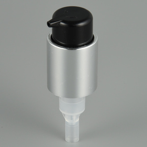 Manufacture Supply Cosmetic Packaging 20mm White <strong>Aluminium</strong> Gold Color Liquid Foundation <strong>Plastic</strong> Pump Lotion Cream Pump - Product Image 1