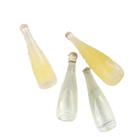 Bouteille en verre de vin blanc avec bouchon en caoutchouc pour vodka whisky gin brandy autres liqueurs verrerie vide